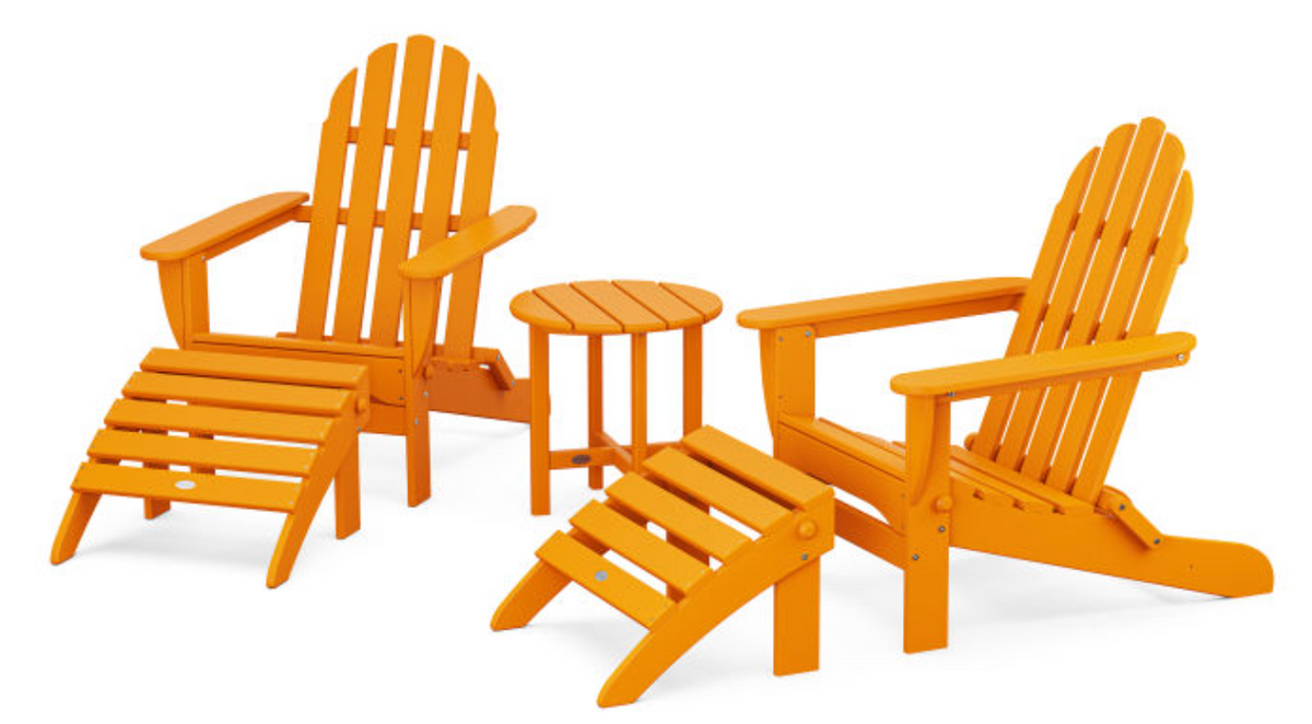 POLYWOOD® Classic Adirondack 5-Piece Casual Set