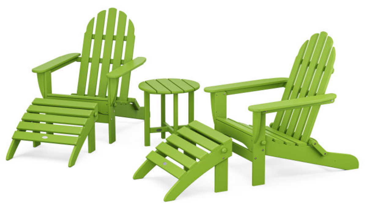 POLYWOOD® Classic Adirondack 5-Piece Casual Set