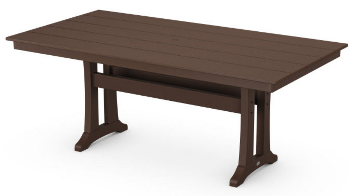 POLYWOOD® Farmhouse Trestle 37&quot; x 72&quot; Dining Table
