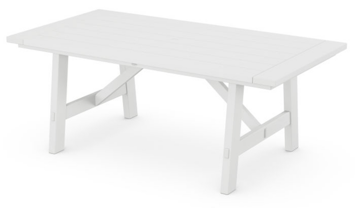 POLYWOOD® Rustic Farmhouse 39&quot; x 75&quot; Dining Table