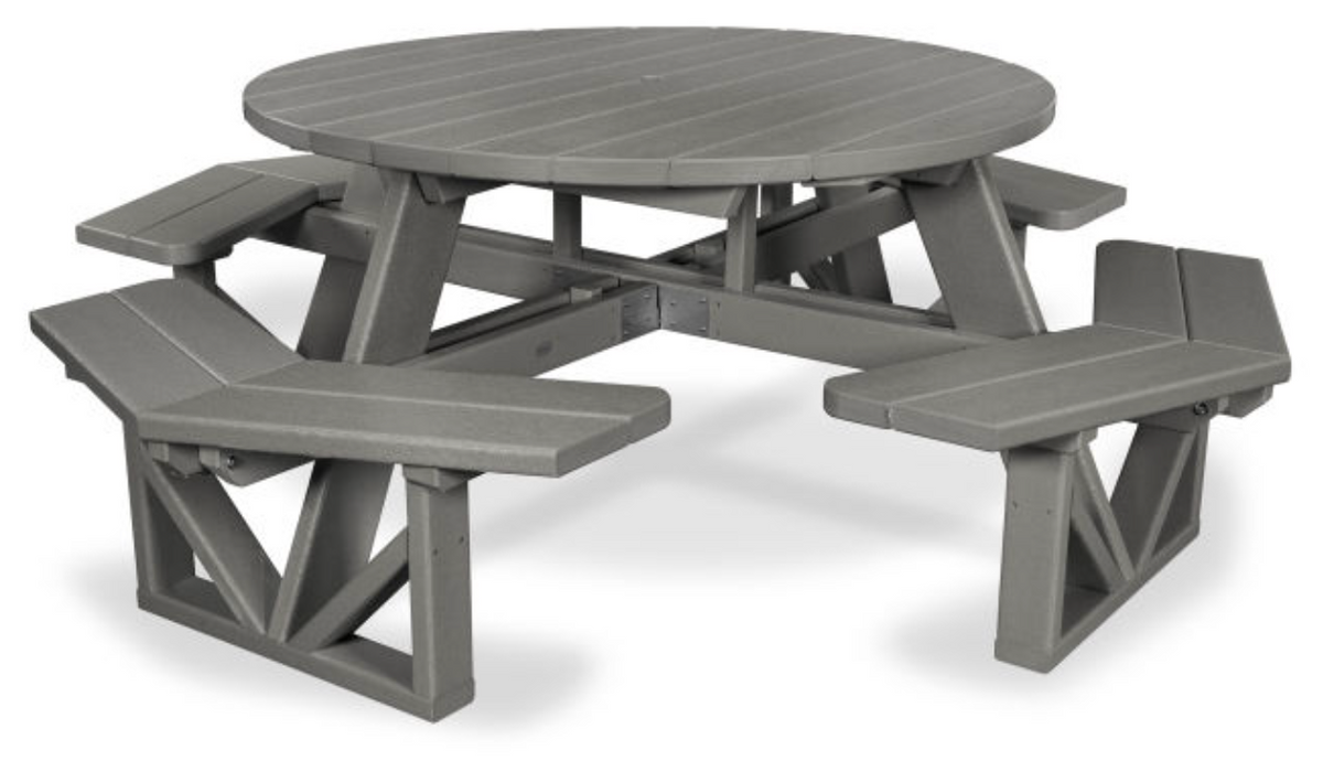 POLYWOOD® Park 53&quot; Octagon Picnic Table