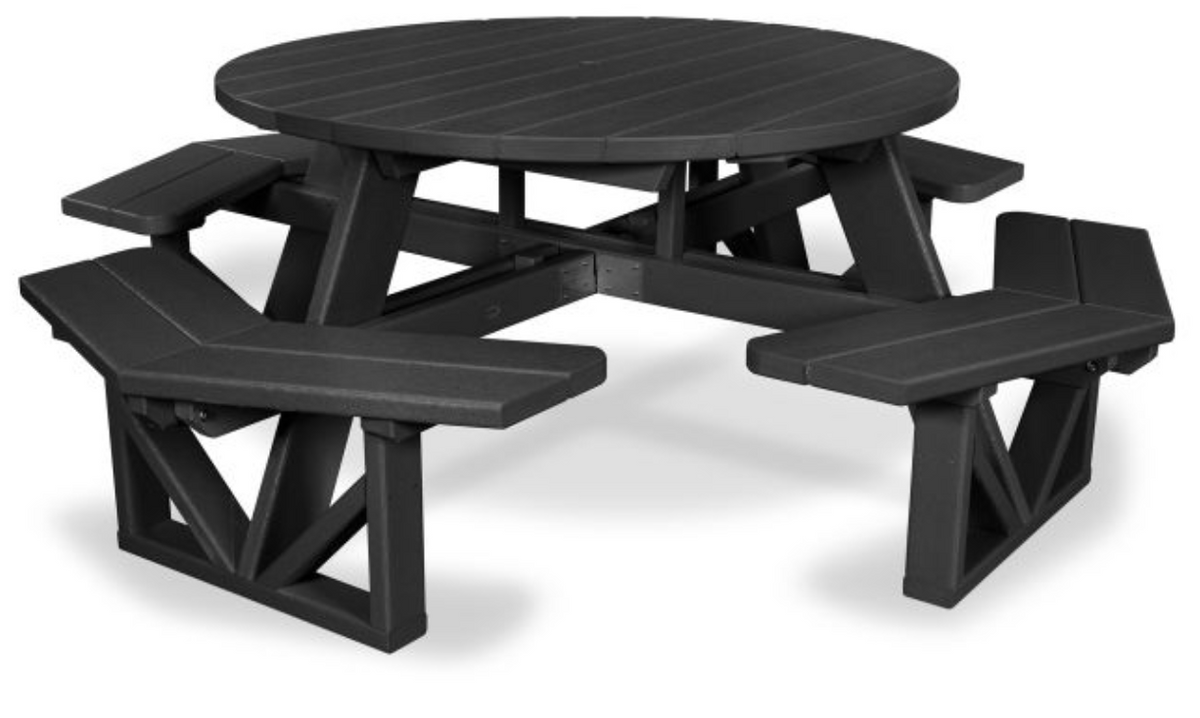 POLYWOOD® Park 53&quot; Octagon Picnic Table