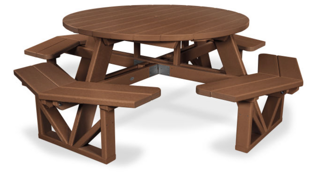 POLYWOOD® Park 53&quot; Octagon Picnic Table