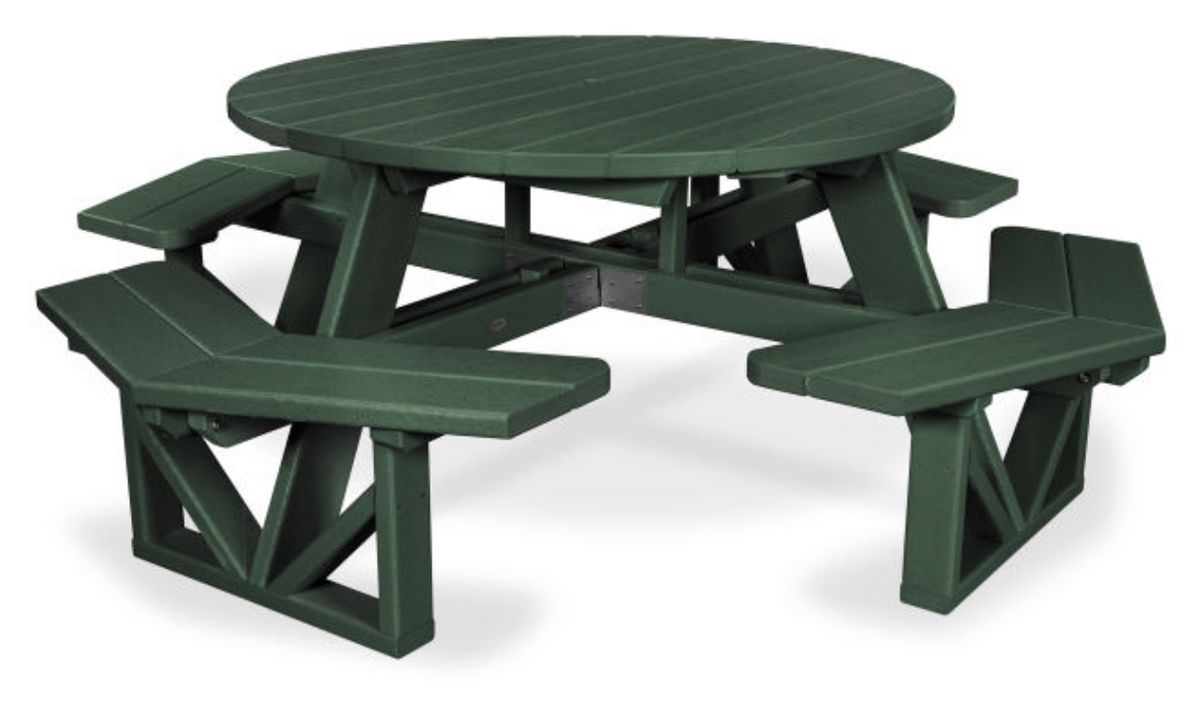 POLYWOOD® Park 53&quot; Octagon Picnic Table