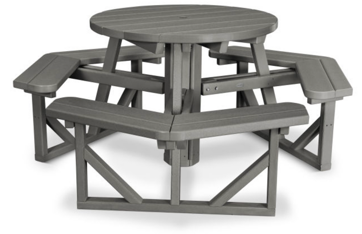 POLYWOOD® Park 36&quot; Round Picnic Table