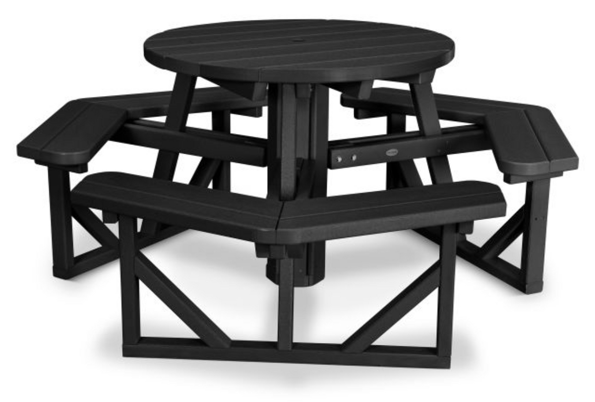 POLYWOOD® Park 36&quot; Round Picnic Table