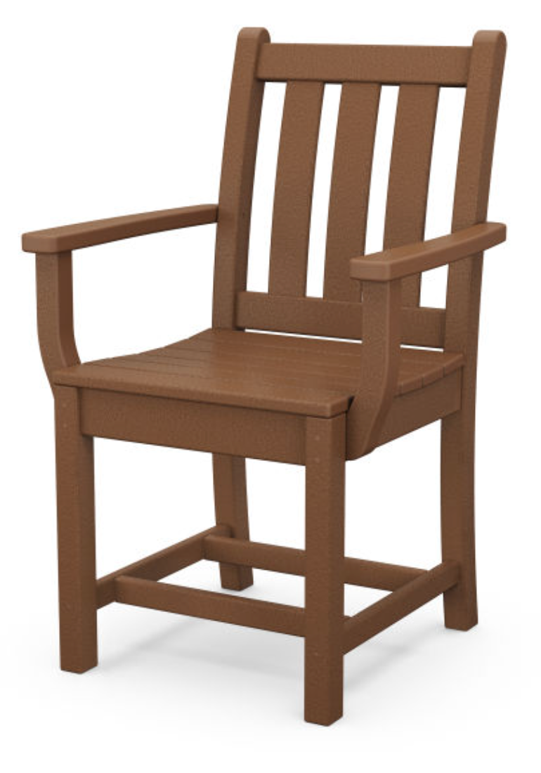 POLYWOOD® Traditional Garden Dining Arm Chair