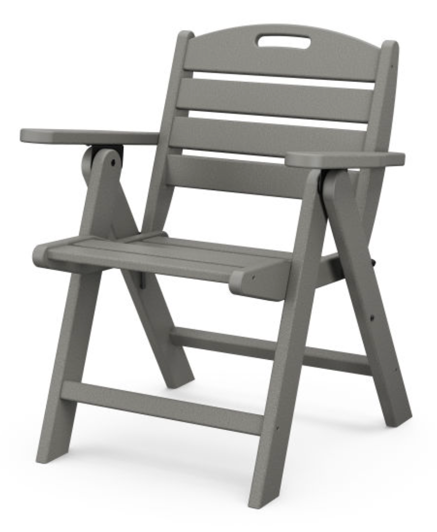 POLYWOOD® Nautical Folding Lowback Chair