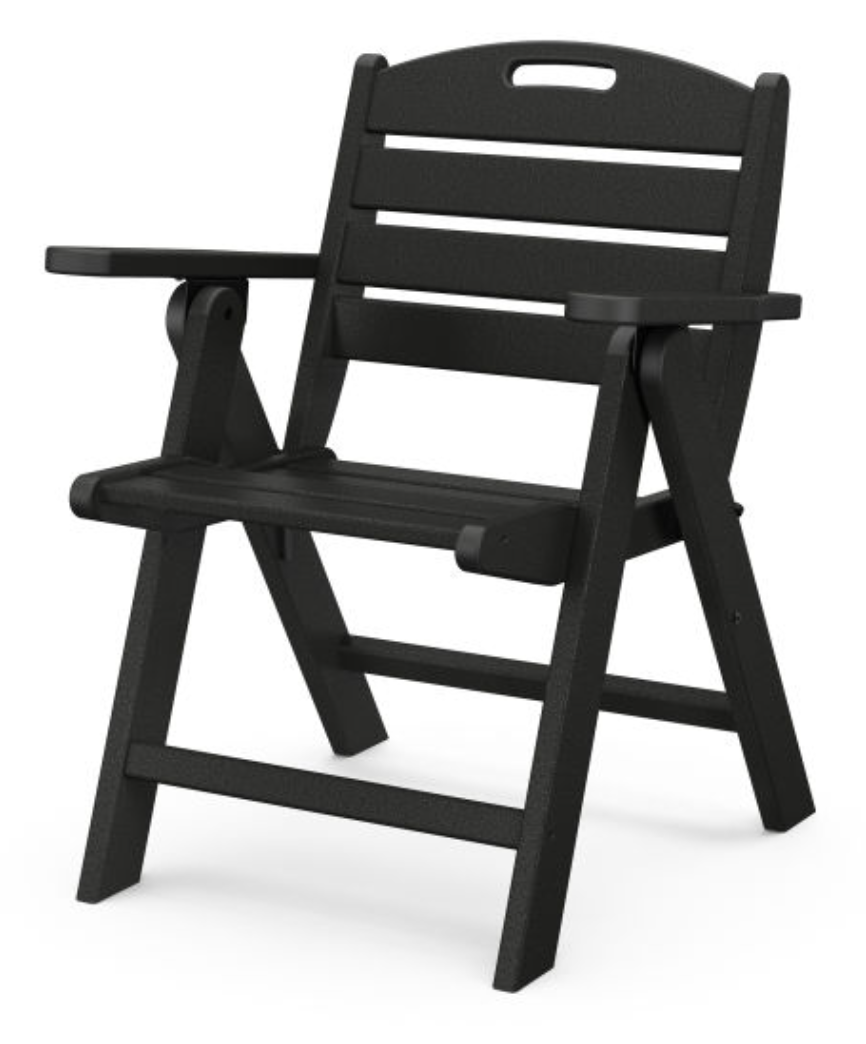 POLYWOOD® Nautical Folding Lowback Chair