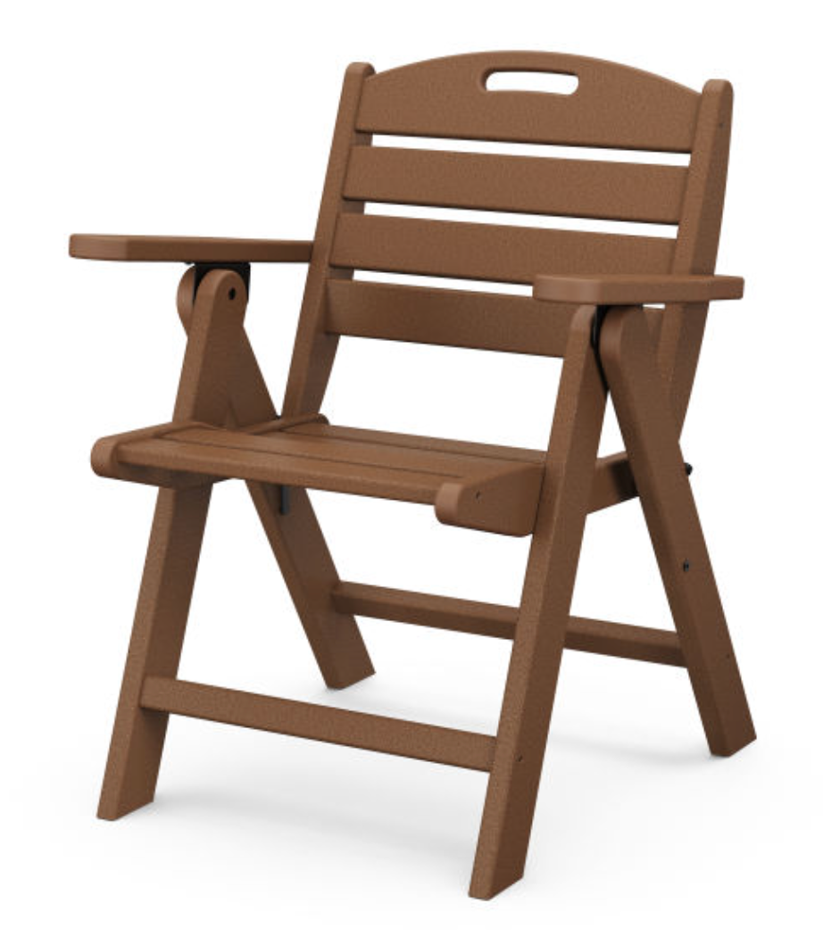 POLYWOOD® Nautical Folding Lowback Chair