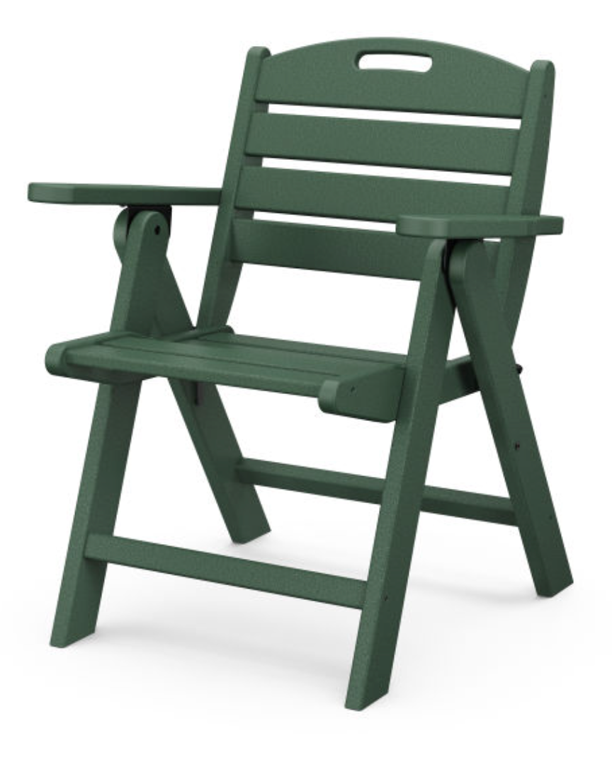 POLYWOOD® Nautical Folding Lowback Chair