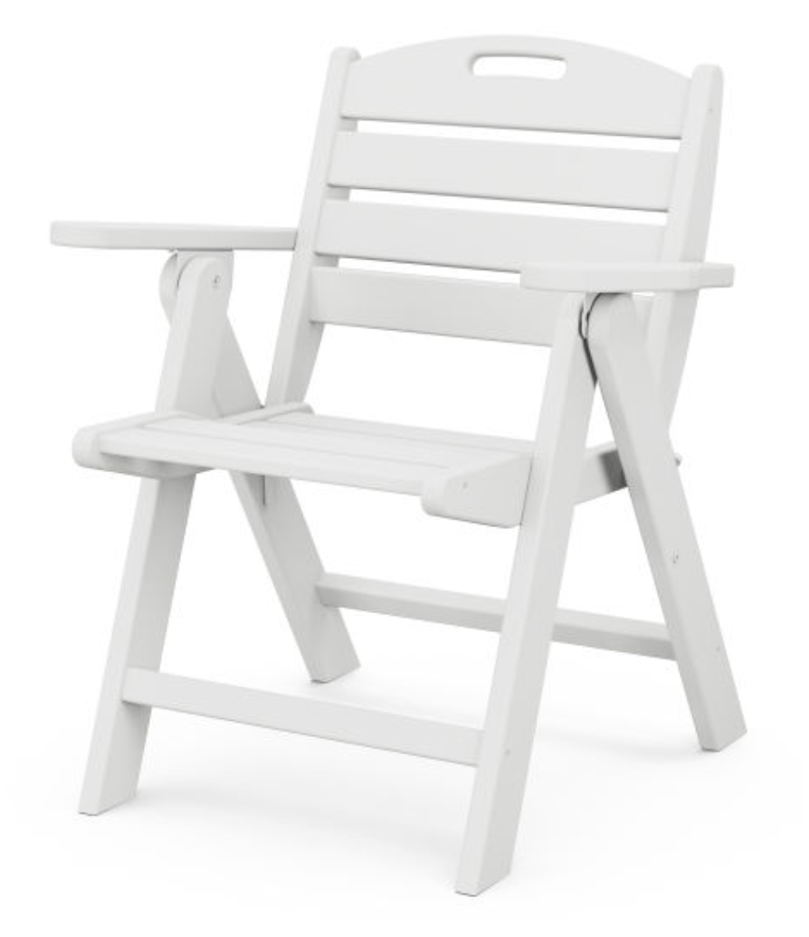 POLYWOOD® Nautical Folding Lowback Chair