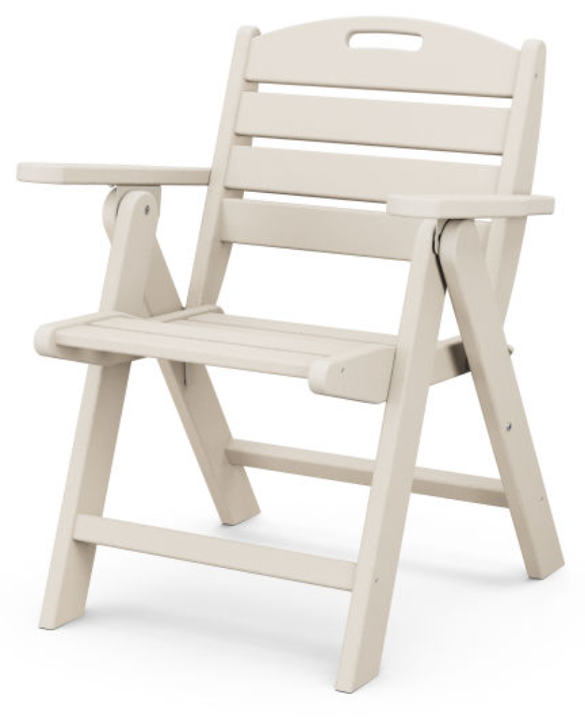 POLYWOOD® Nautical Folding Lowback Chair