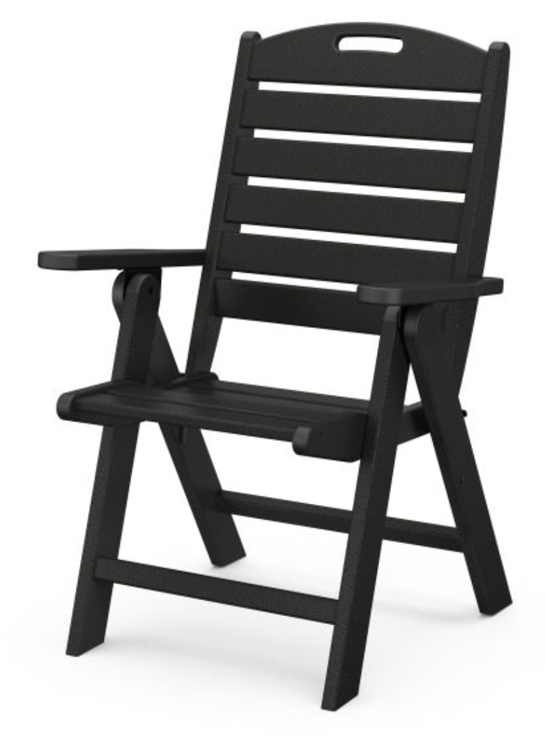 POLYWOOD® Nautical Folding Highback Chair