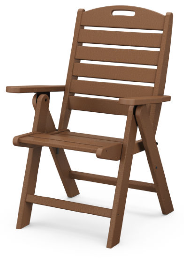 POLYWOOD® Nautical Folding Highback Chair