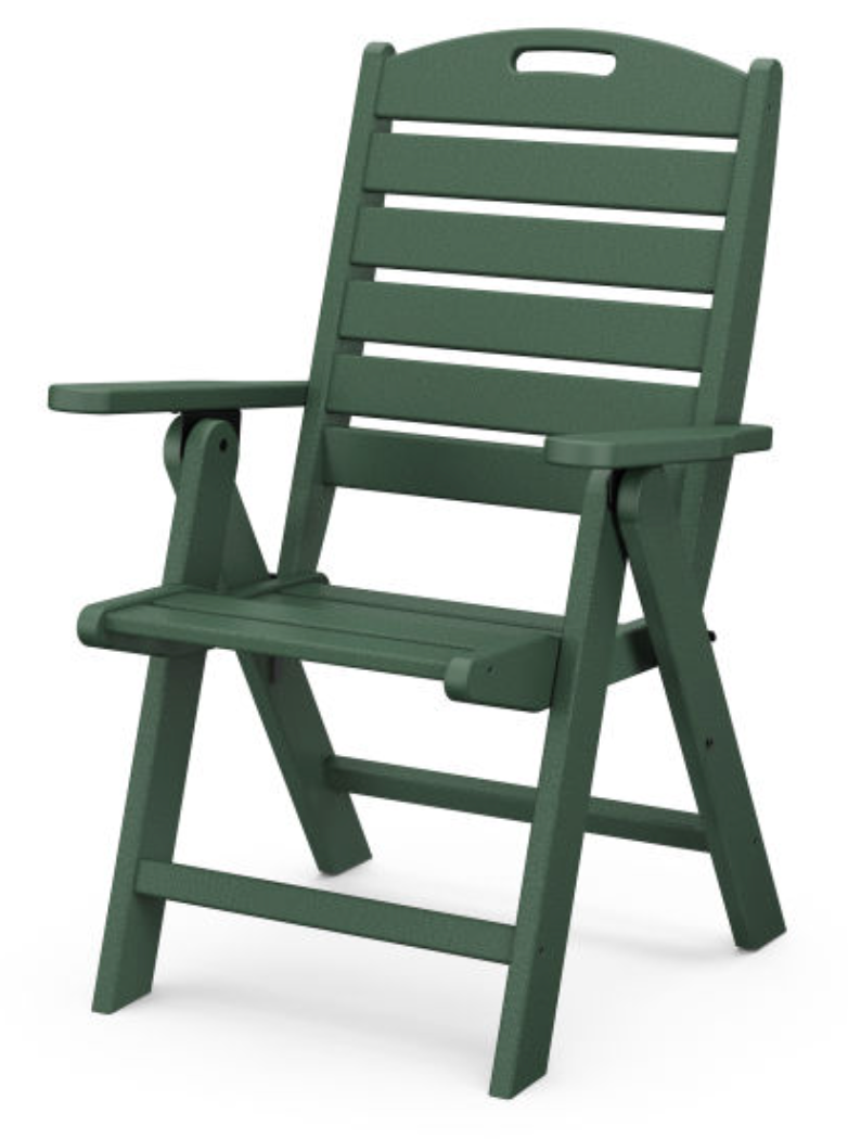 POLYWOOD® Nautical Folding Highback Chair