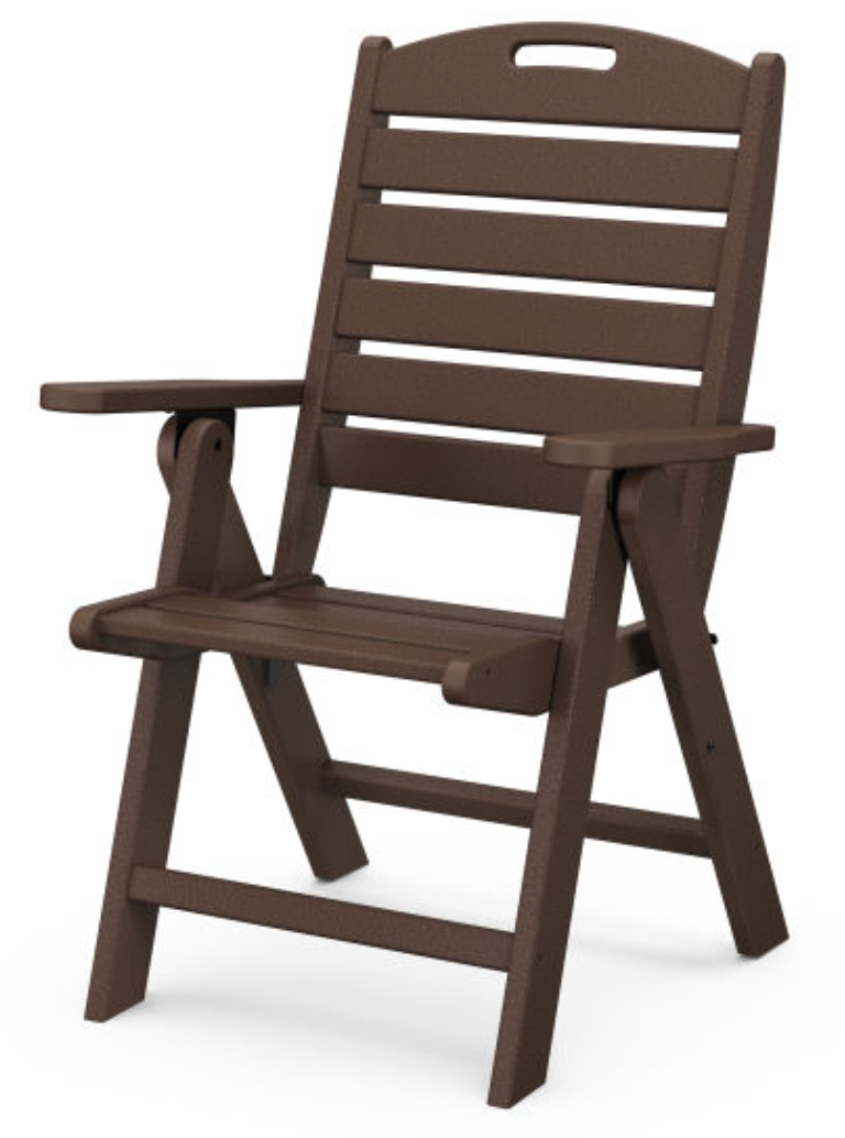 POLYWOOD® Nautical Folding Highback Chair