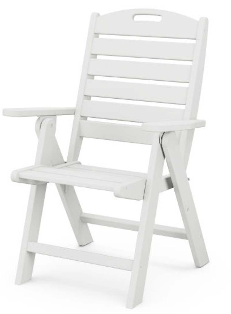POLYWOOD® Nautical Folding Highback Chair