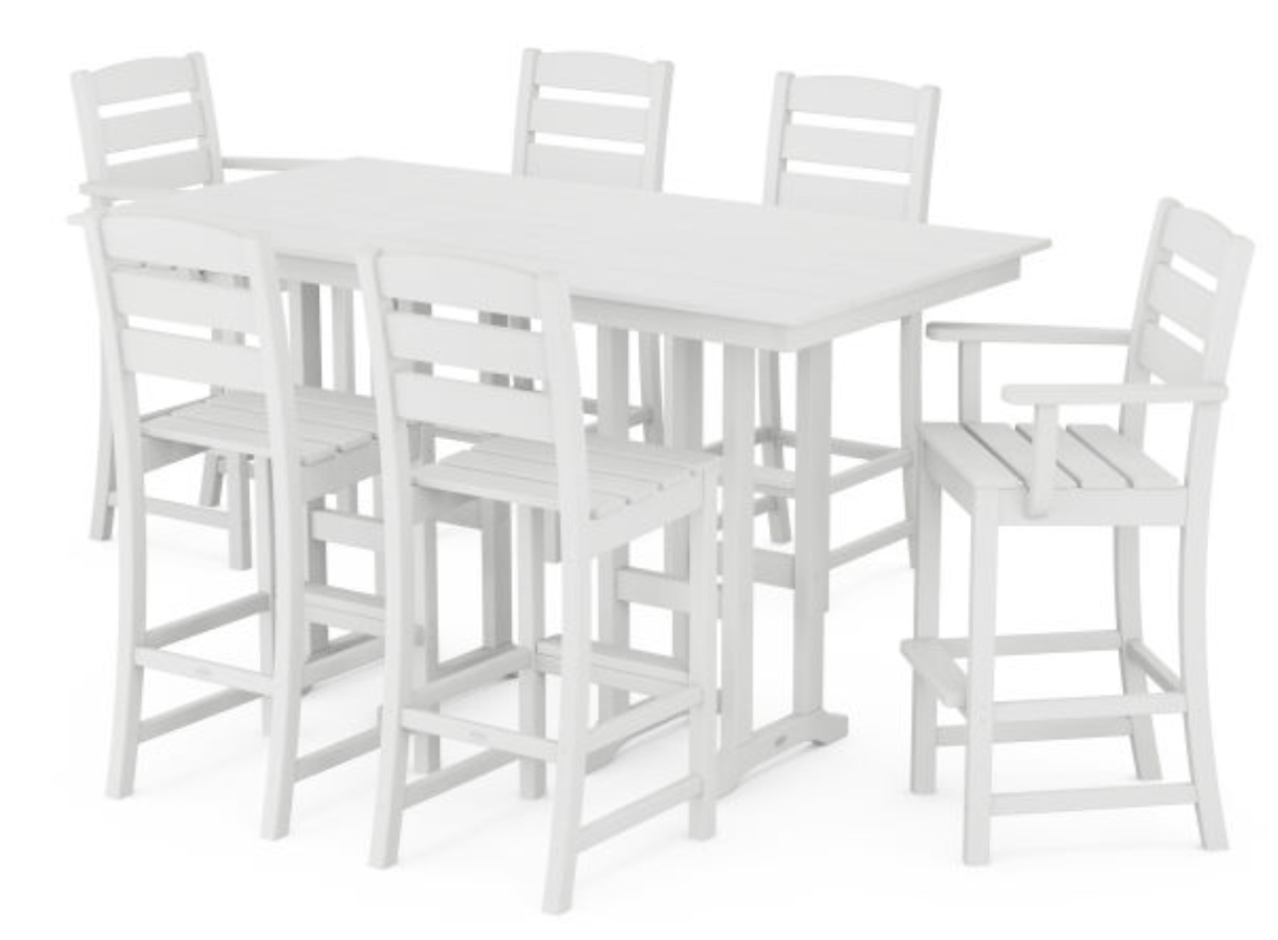 POLYWOOD® Lakeside 7-Piece Bar Set