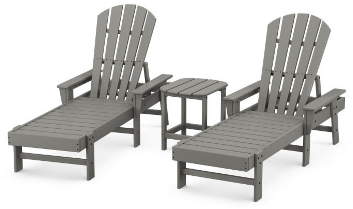 POLYWOOD® South Beach Chaise 3-Piece Set