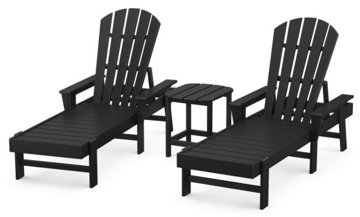 POLYWOOD® South Beach Chaise 3-Piece Set