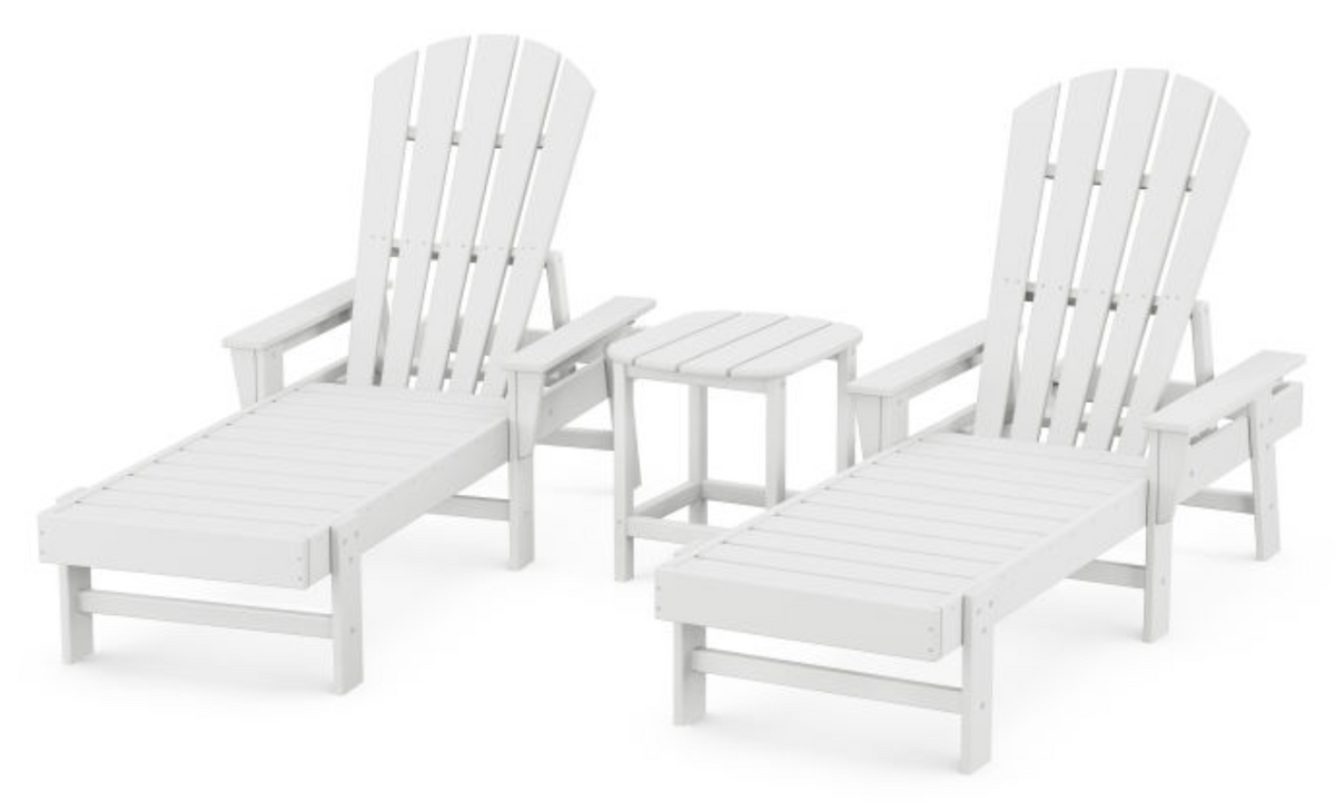 POLYWOOD® South Beach Chaise 3-Piece Set