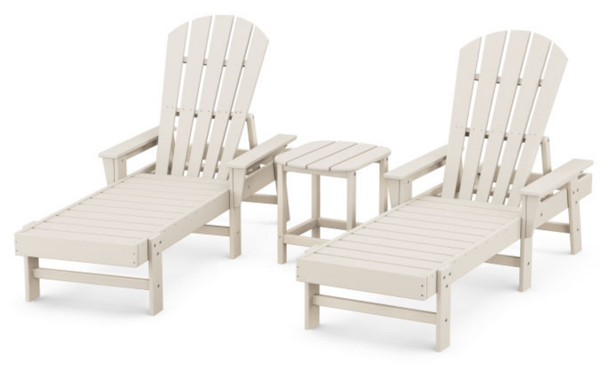 POLYWOOD® South Beach Chaise 3-Piece Set