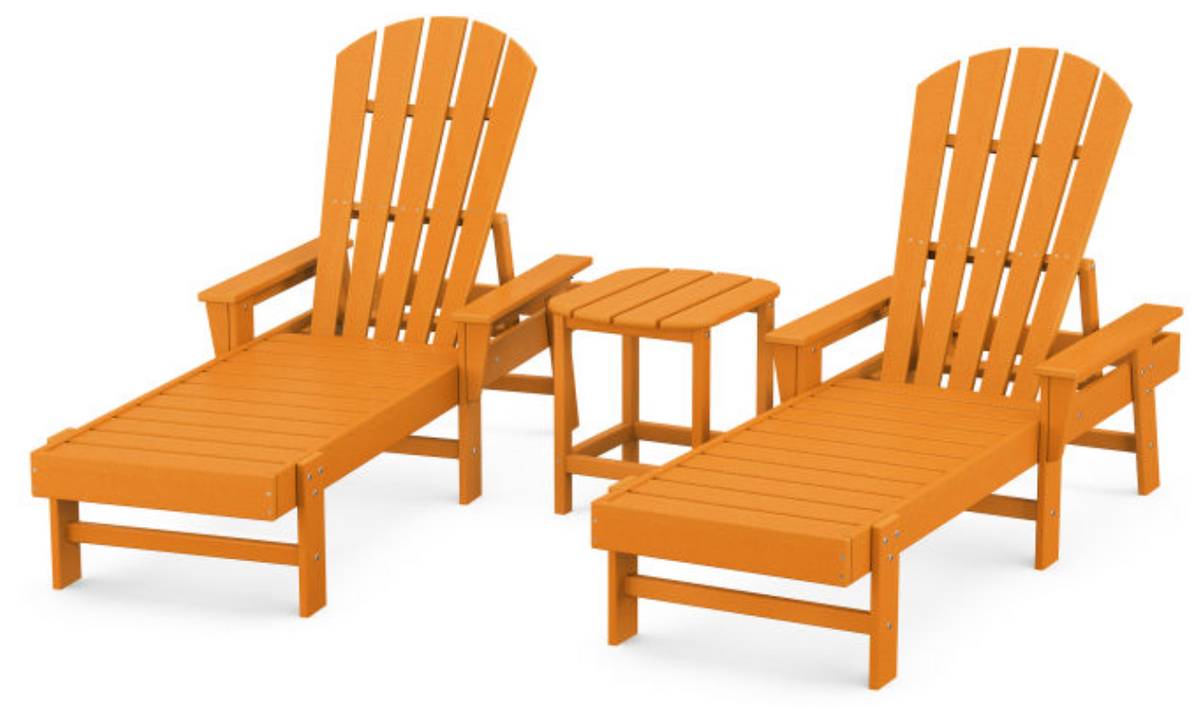 POLYWOOD® South Beach Chaise 3-Piece Set