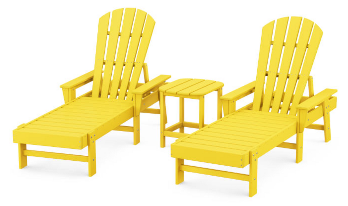 POLYWOOD® South Beach Chaise 3-Piece Set