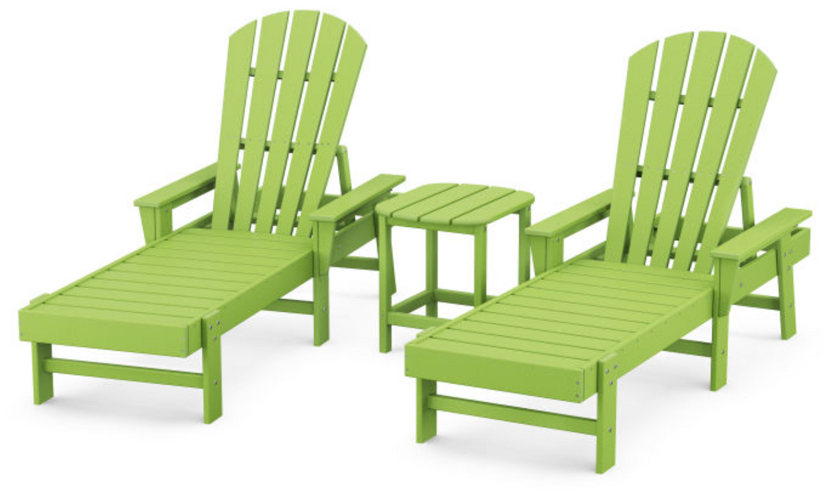 POLYWOOD® South Beach Chaise 3-Piece Set