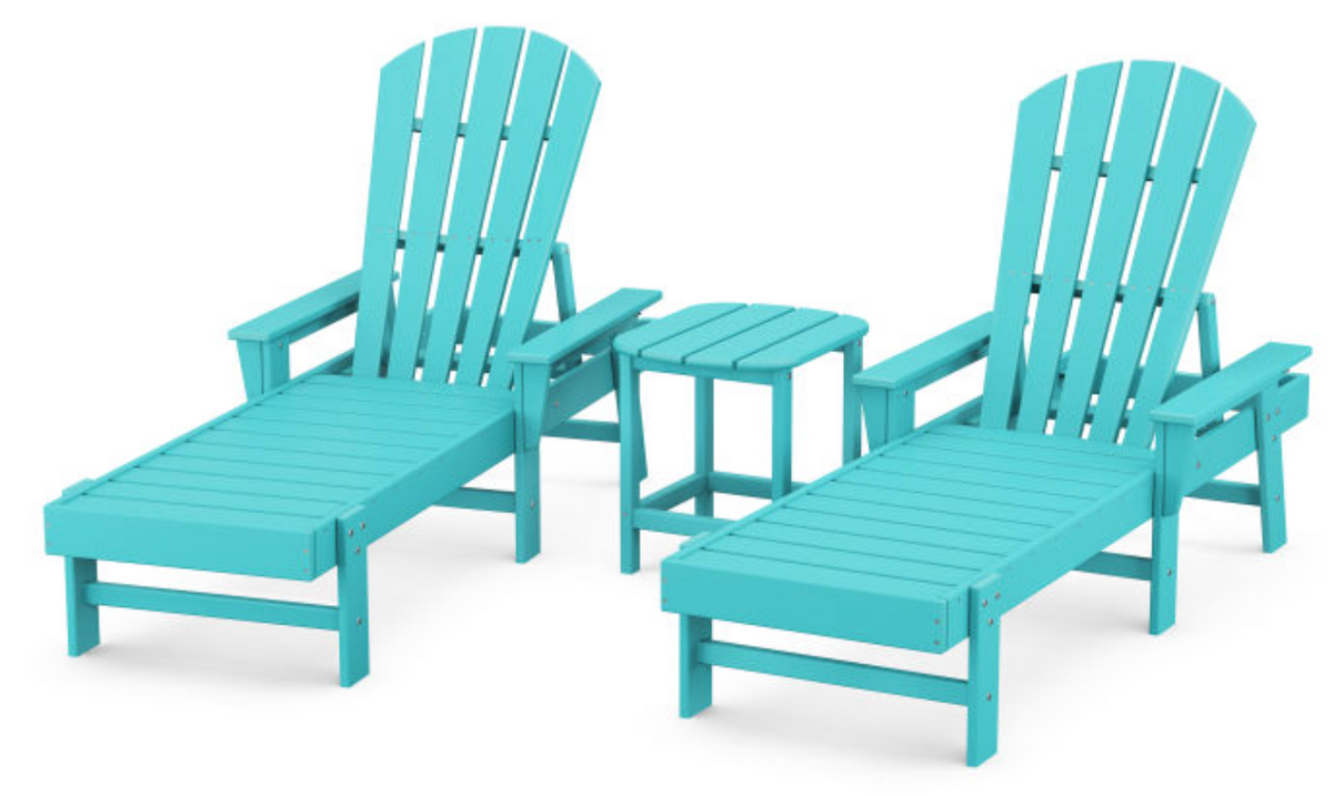 POLYWOOD® South Beach Chaise 3-Piece Set