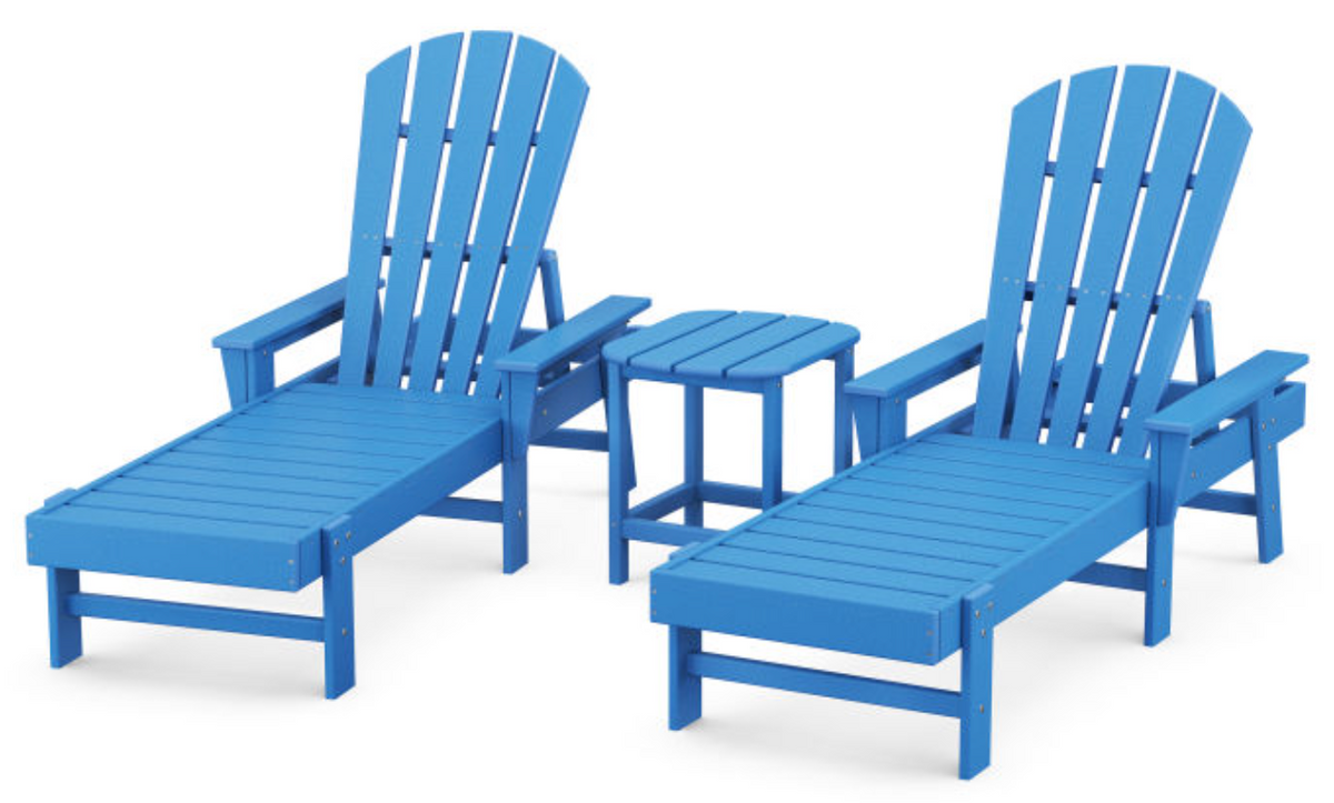 POLYWOOD® South Beach Chaise 3-Piece Set