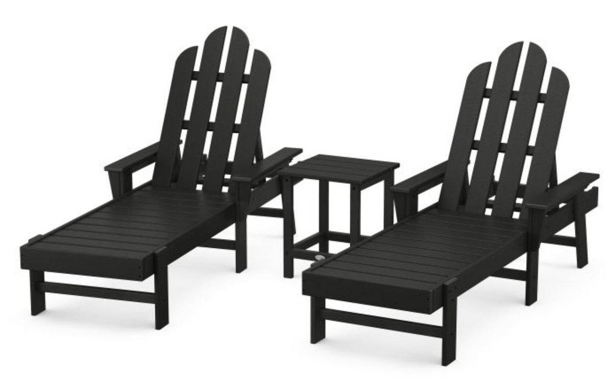 POLYWOOD® Long Island Chaise 3-Piece Set