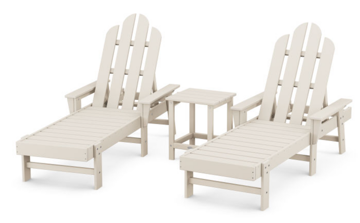 POLYWOOD® Long Island Chaise 3-Piece Set