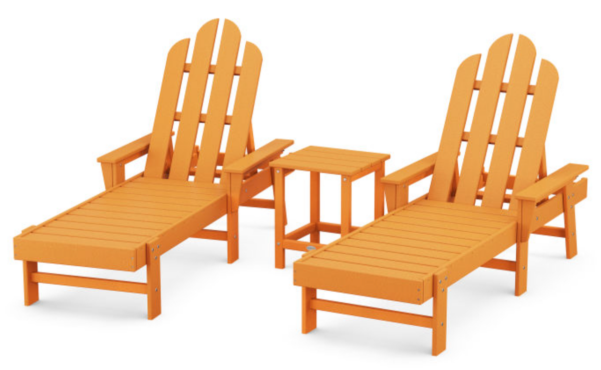 POLYWOOD® Long Island Chaise 3-Piece Set