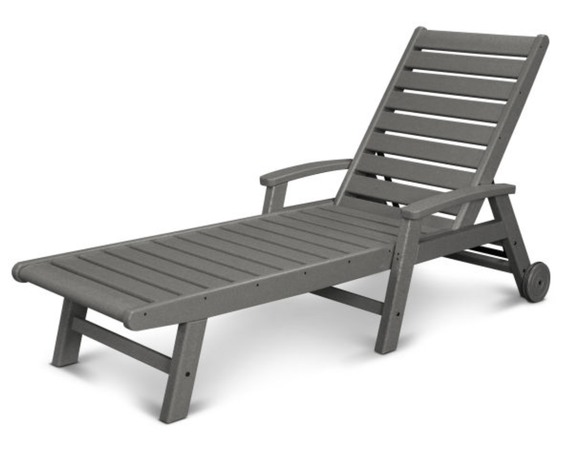 POLYWOOD® Signature Chaise with Wheels