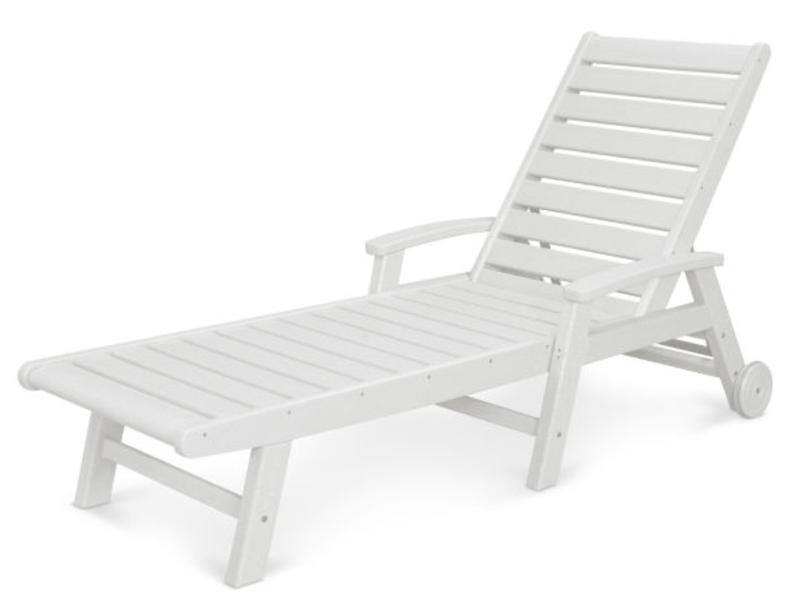 POLYWOOD® Signature Chaise with Wheels