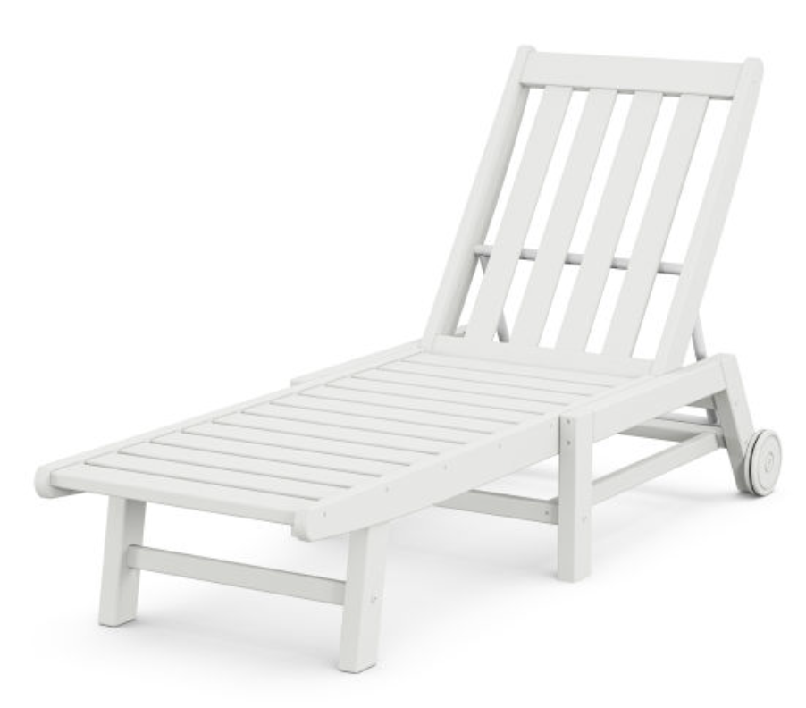 POLYWOOD® Vineyard Chaise with Wheels