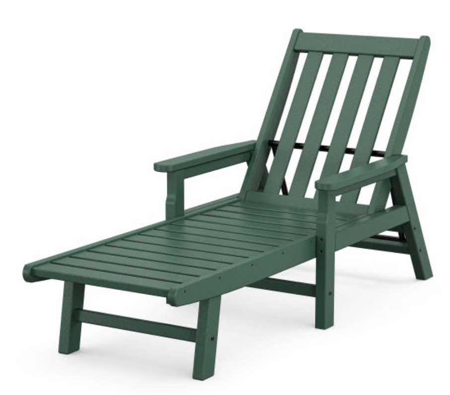 POLYWOOD® Vineyard Chaise with Arms