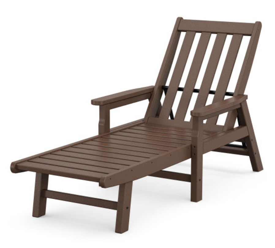 POLYWOOD® Vineyard Chaise with Arms