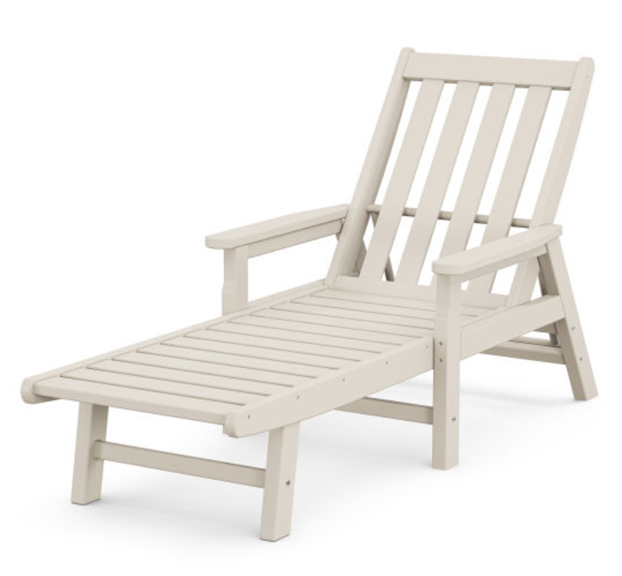 POLYWOOD® Vineyard Chaise with Arms