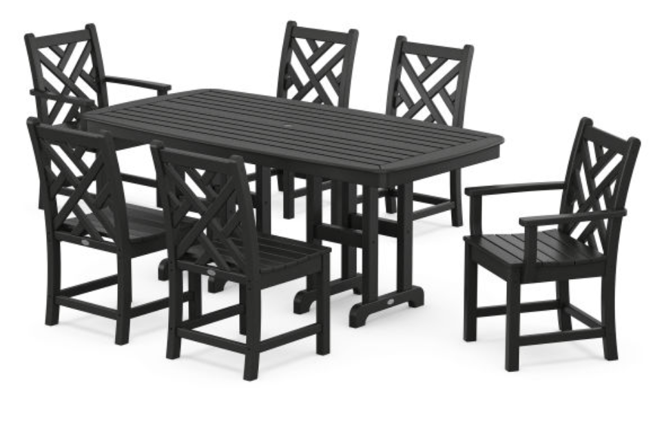 POLYWOOD® Chippendale 7-Piece Dining Set