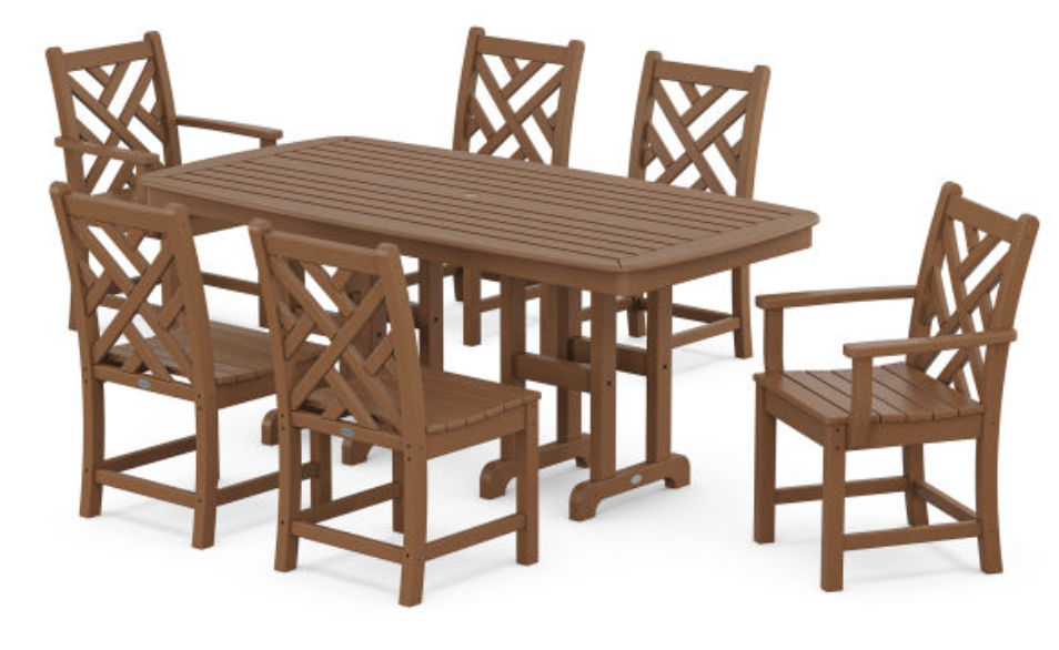 POLYWOOD® Chippendale 7-Piece Dining Set