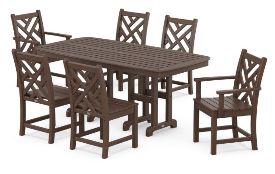 POLYWOOD® Chippendale 7-Piece Dining Set