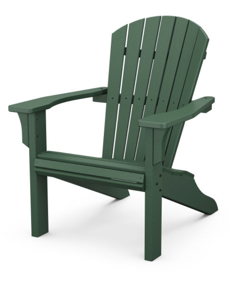 Seashell Adirondack Chair - Green