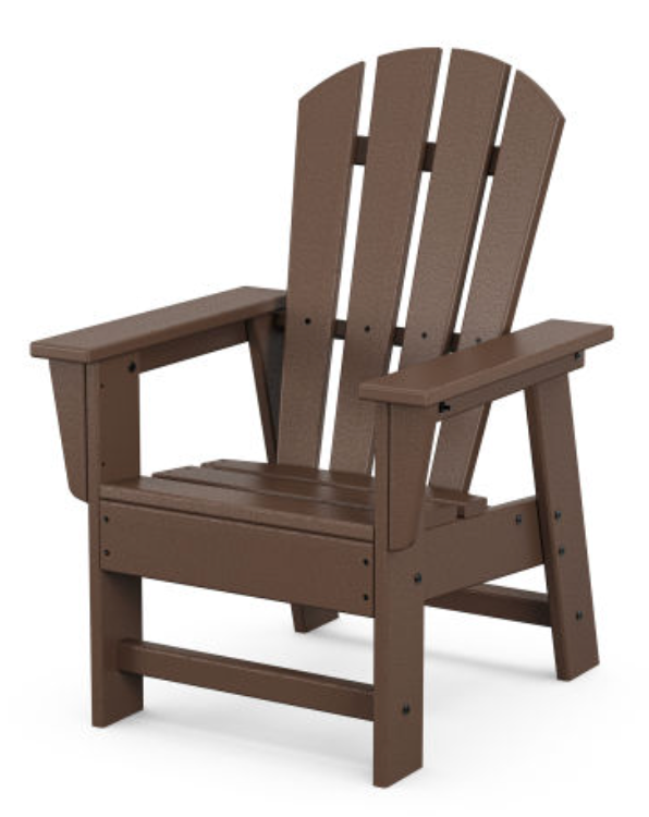 POLYWOOD Kids Adirondack Chair - Mahogany