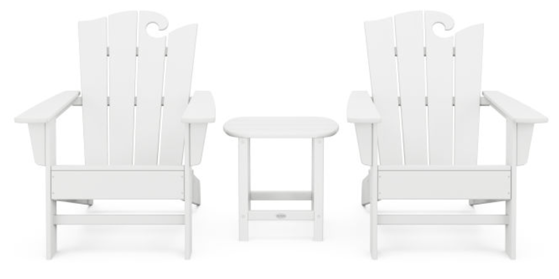 POLYWOOD® Ocean Adirondack 3-Piece Set