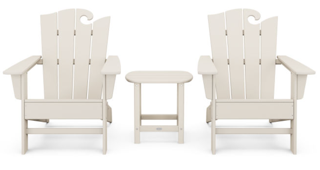 POLYWOOD® Ocean Adirondack 3-Piece Set