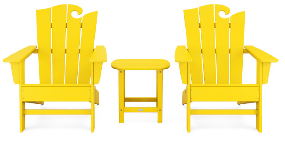 POLYWOOD® Ocean Adirondack 3-Piece Set