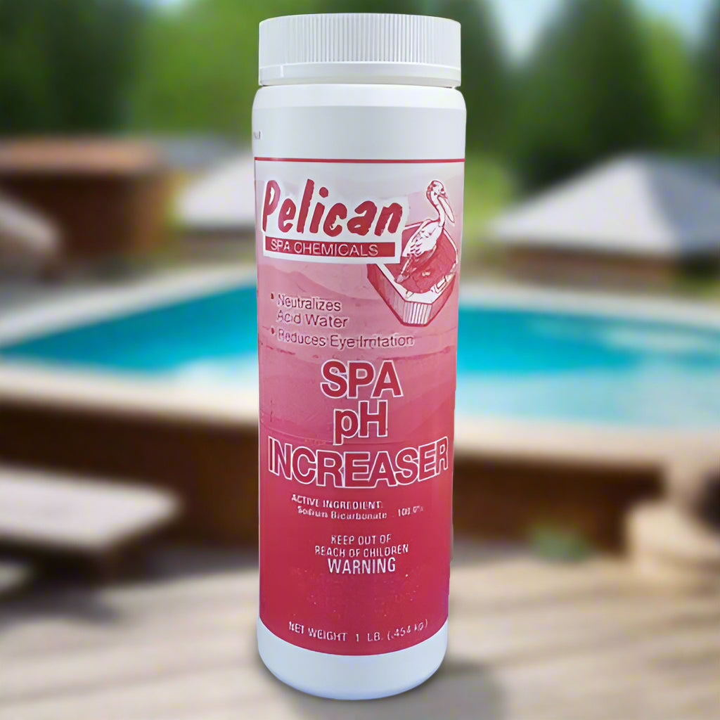 Pelican Spa pH Increaser Maintains Perfect Water Balance for a Crystal-Clear Spa Experience